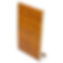 Thumbnail: Close-up of a brown wood panel, texture visible, white side, perfect for construction.