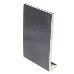 Thumbnail: Gray composite deck plank sample against white background. Eastern Building Supplies product.