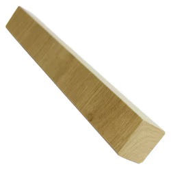 Thumbnail: Angled wooden beam. 300mm EXT CORNER (FOIL), construction material, square fascia.