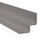 Thumbnail: Grey FREEFOAM HOLLOW SOFFIT 100mm X 10mm (WHITE) building material, angled view detail.