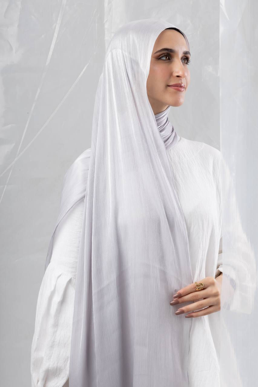Küçük resim: Organza Saten Simli Şal
