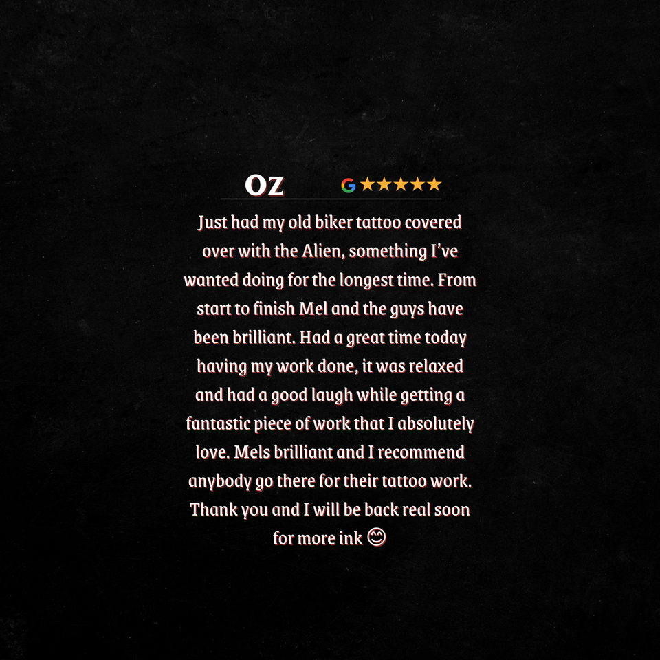 Scarlett Ink five star google review
