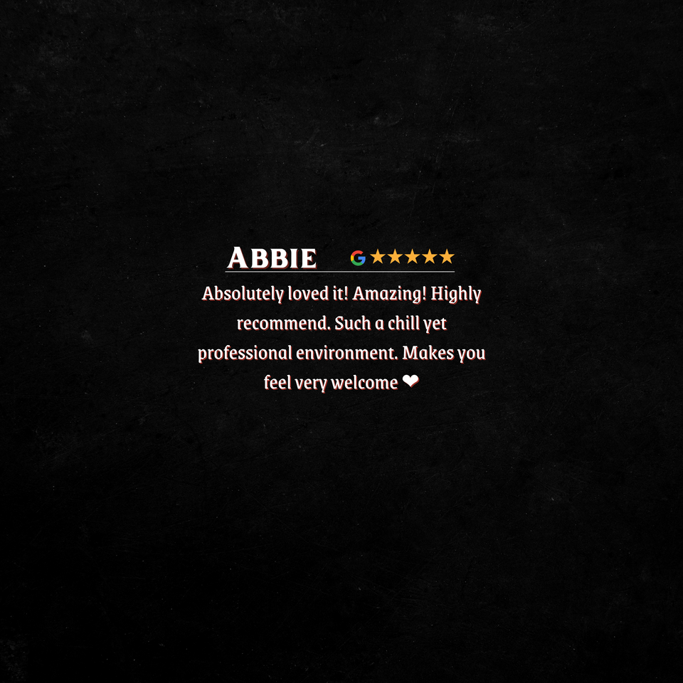 Scarlett Ink five star google review
