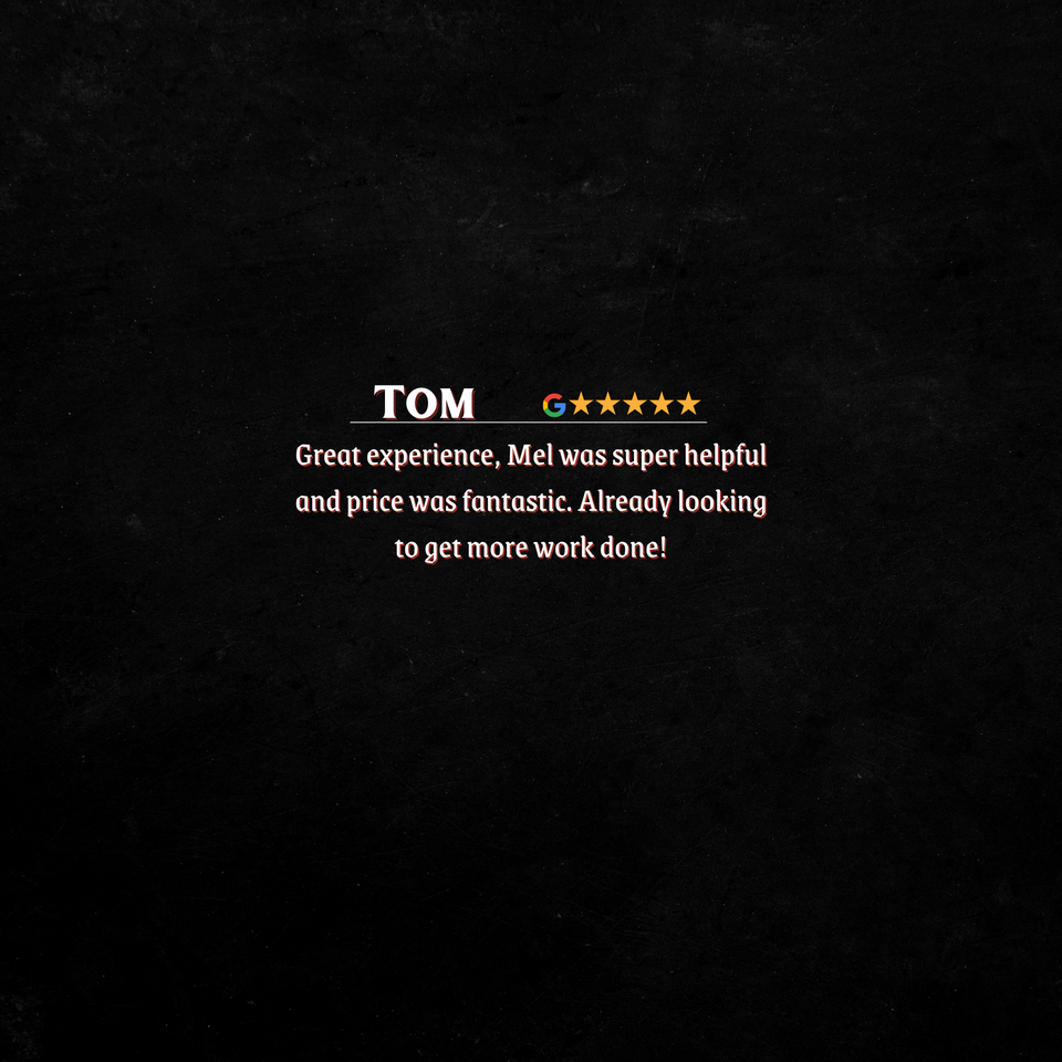 Scarlett Ink five star google review