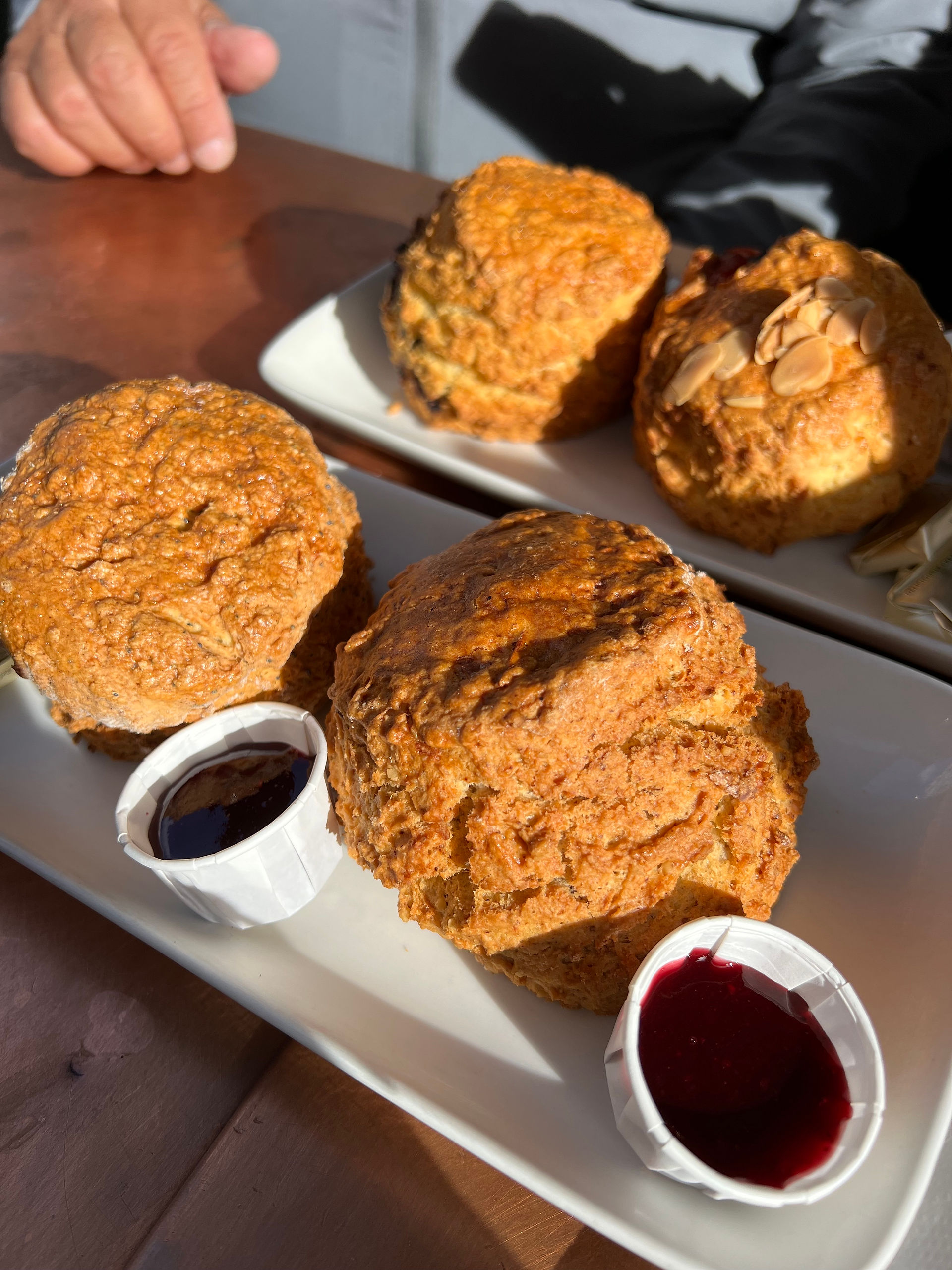 Scones at Keogh's Cafe in Dublin, Ireland
