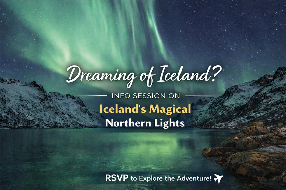 Iceland's Magical Northern Lights Information Session