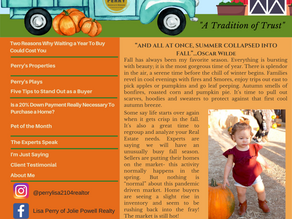 Perry's Paper: The Fall Clean Up Issue