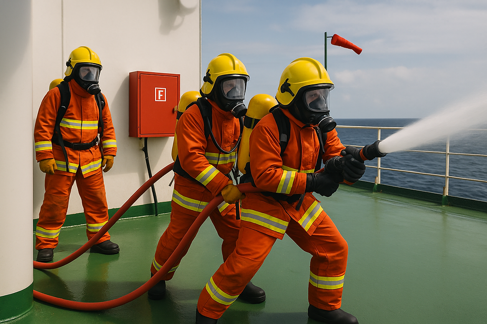 Учебная тревога при пожаре на судне – Пошаговая процедура