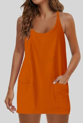 Thumbnail: Women's Suspender Tops One-Piece Shorts Jumpsuit Casual