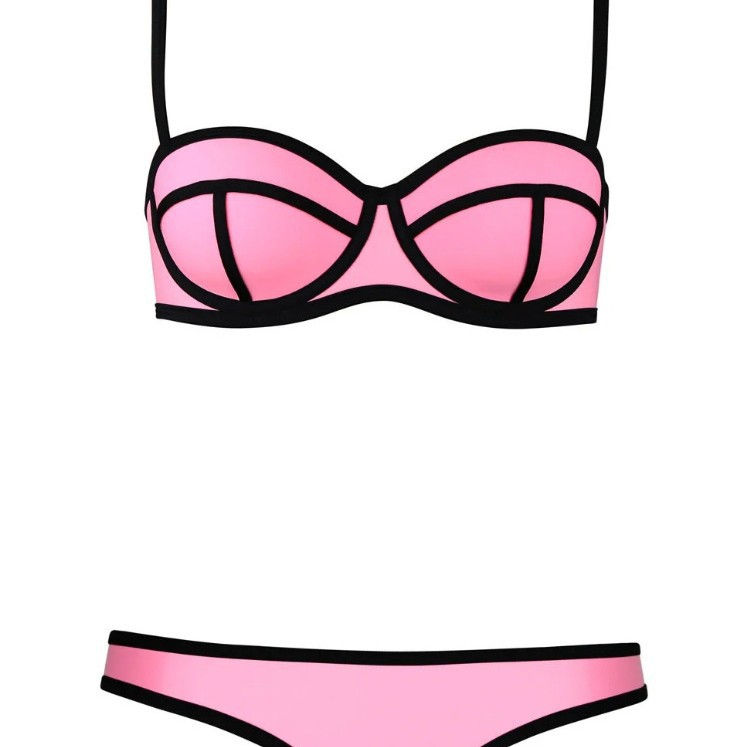 Thumbnail: Womens Bikini Set Nylon Sports Swimwear