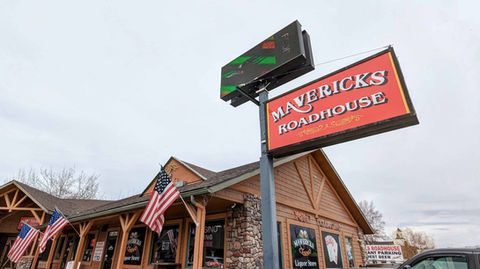 ATM at Mavericks Roadhouse in Lakeside, Montana