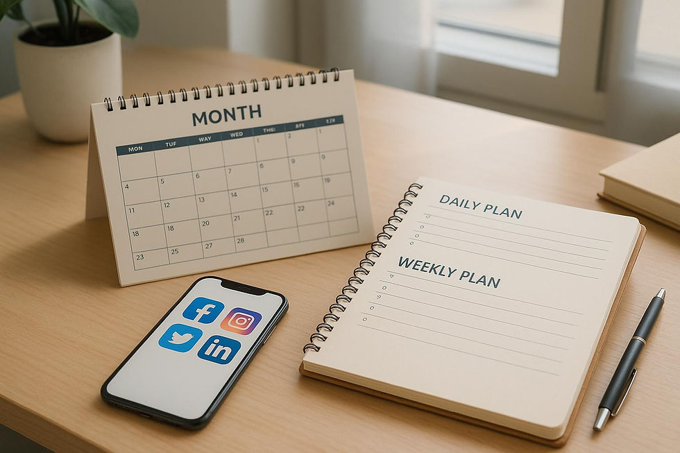 Daily, Weekly, Monthly Social Media Engagement Plan
