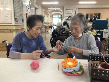 仲良しカギ針編み