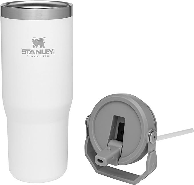 Thumbnail: STANLEY IceFlow Stainless Steel Tumbler with Straw, Vacuum Insulated Water Bottl