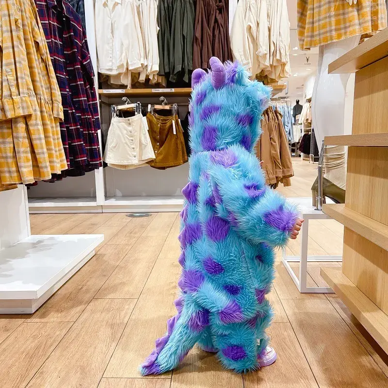 Thumbnail: Cute Animal Baby Jumpsuit With Hooded Zipper