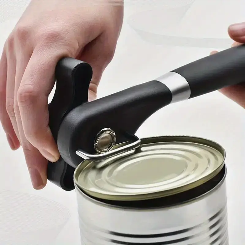 Thumbnail: Stainless Steel Can Opener with Single Handle Design