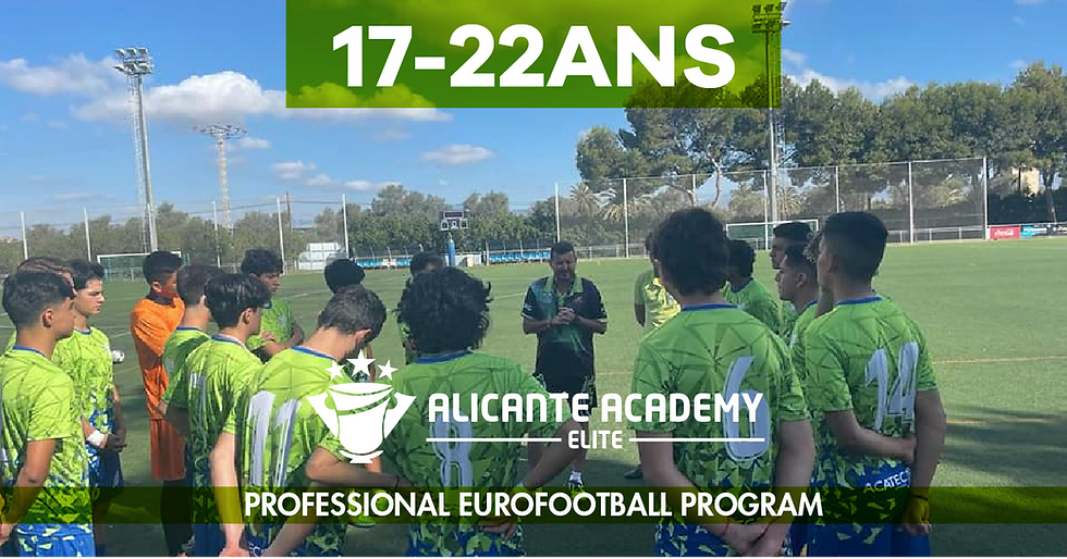 ALICANTE Elite - Programa Pro Eurofootball 17 - 22 AÑOS
