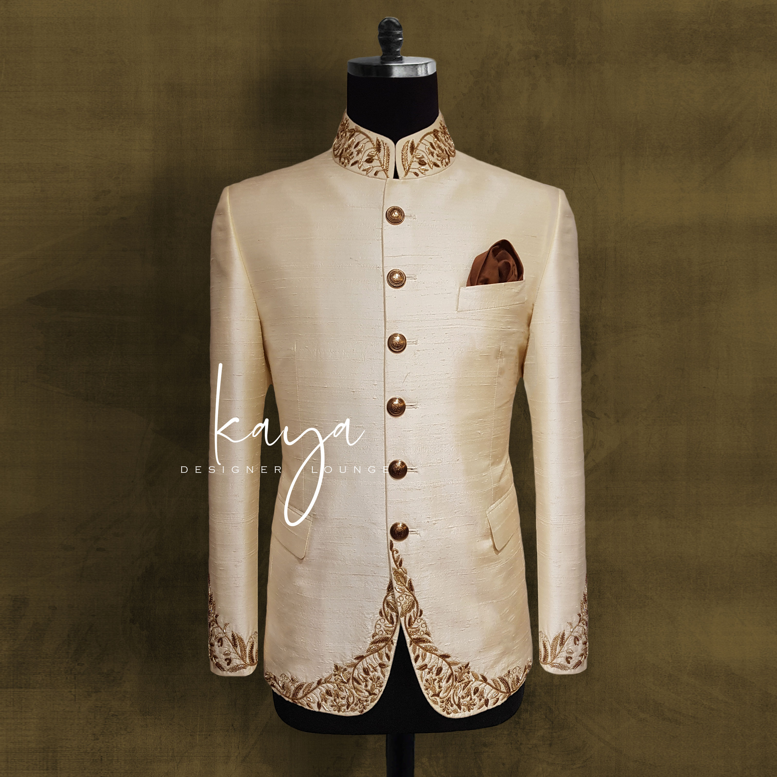 Bandhgala Jacket (hand work) Set