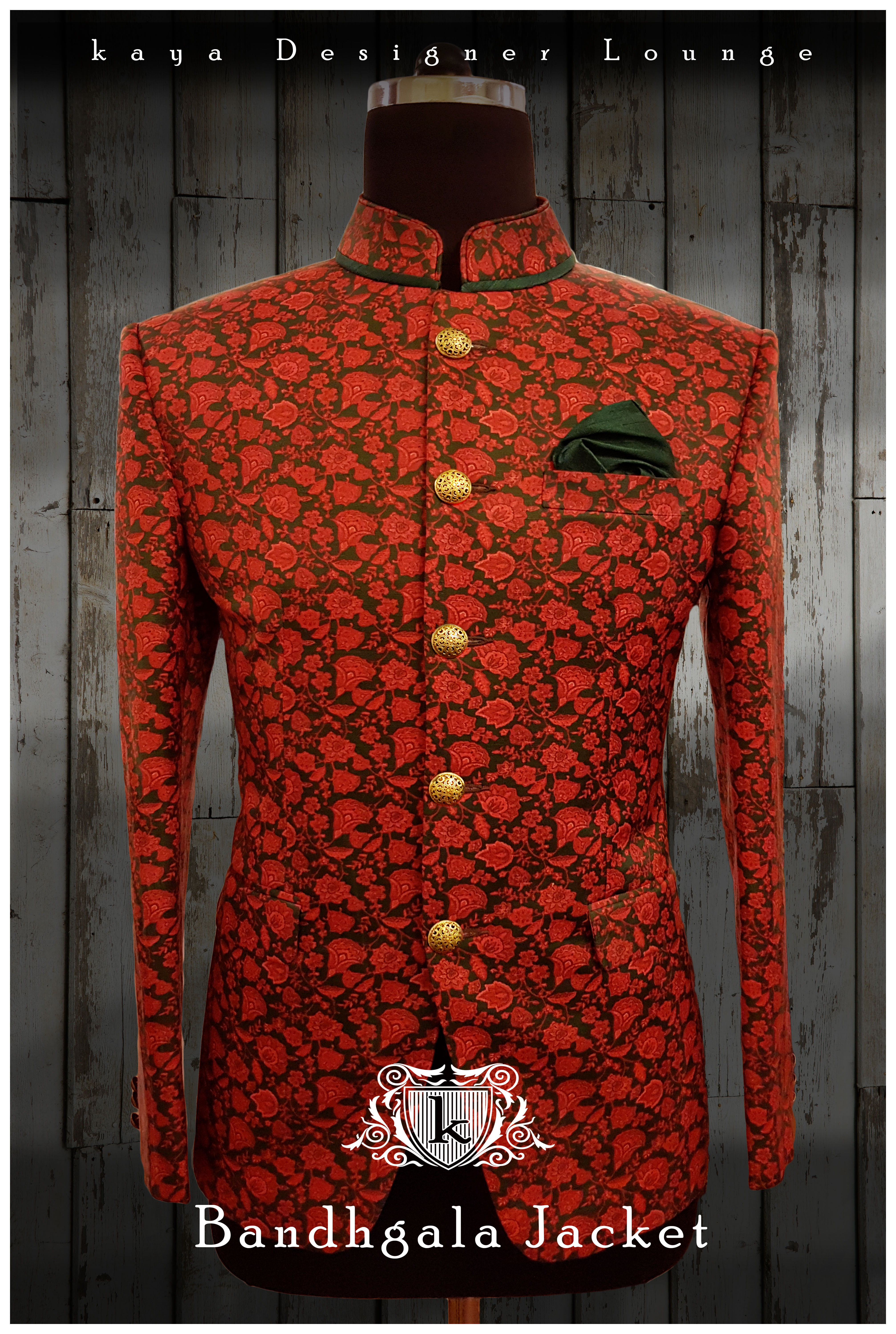 Bandhgala Jacket (printed) Set