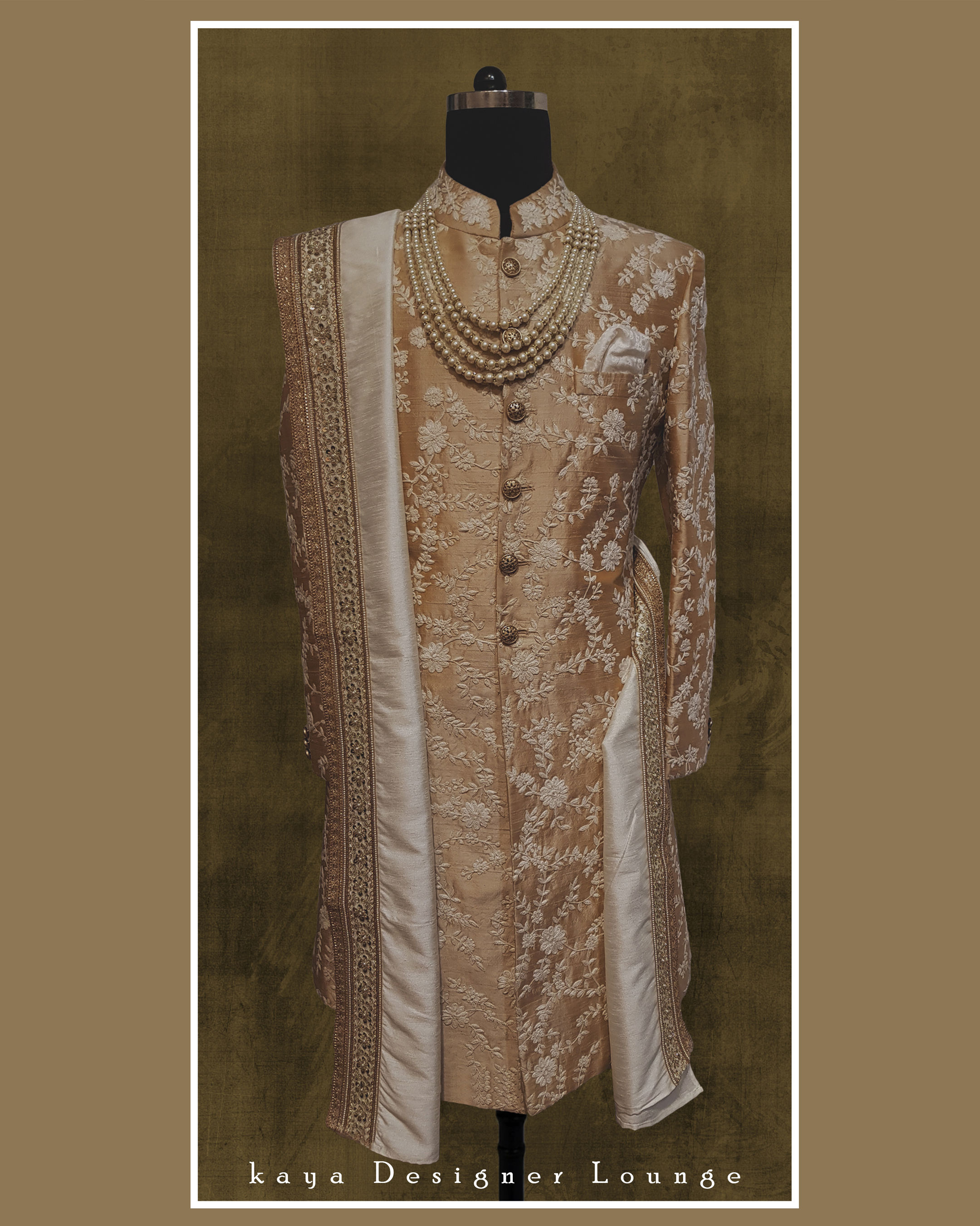 Embroidered Sherwani Set