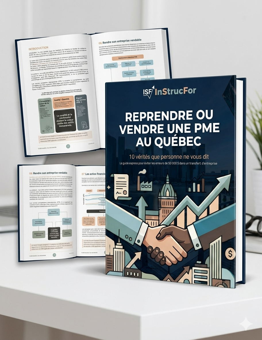Ebook - Reprendre ou vendre une entreprise au Québec