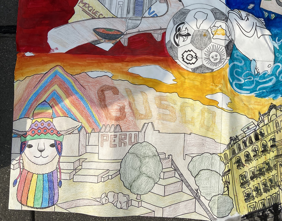 Cusco, Peru Sketch