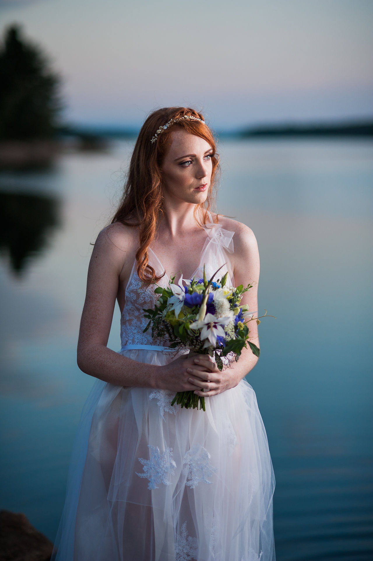 Blue Wedding Bouquet