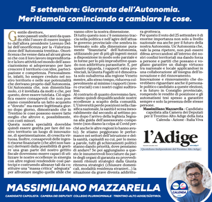 AUTONOMIA: MERITIAMOLA COMINCIANDO A CAMBIARE LE COSE