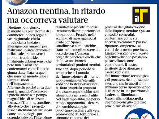 INDACO: con due anni di ritardo si contatta Amazon 