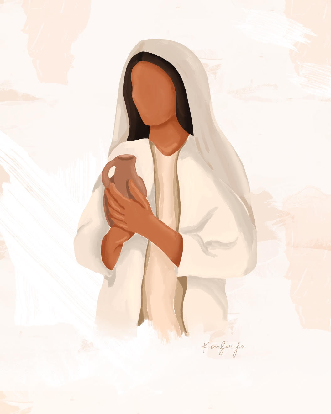 "MARY'S OFFERING" PRINT