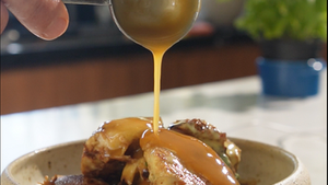 Molho de laranja e gengibre