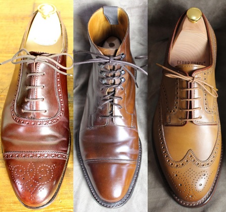 Crockett & Jones Shell Cordovan shoes - a review of their three most popular shades