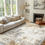 Thumbnail: Area Rugs for Living Room Bedroom, Modern Abstract Machine Washable