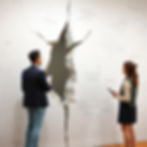 Crappy AI Image of People Looking Through a Crack in a Wall