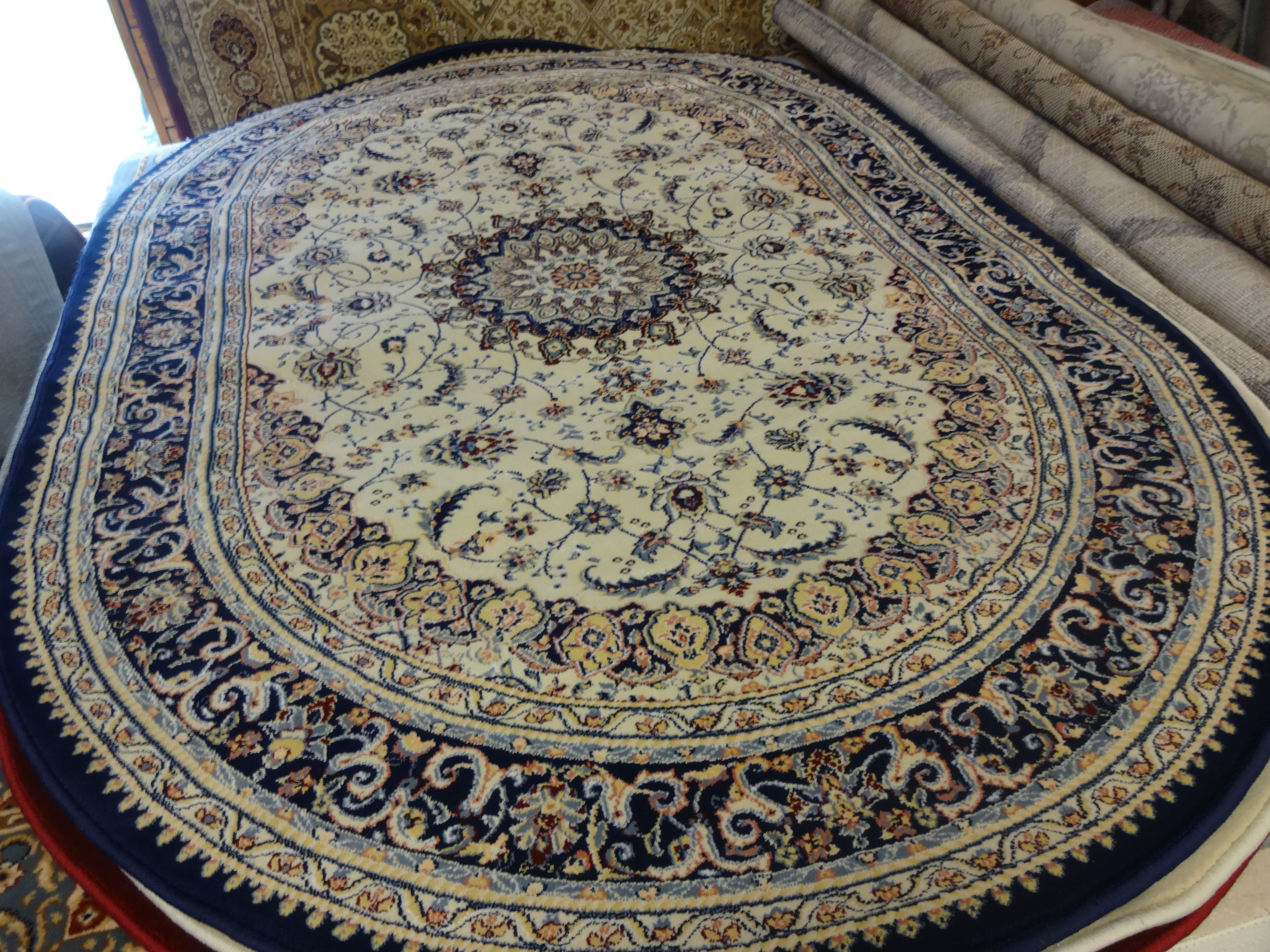 tapis ovale en haute qualité