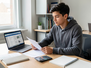 International student reviewing engineering university admission options in Canada