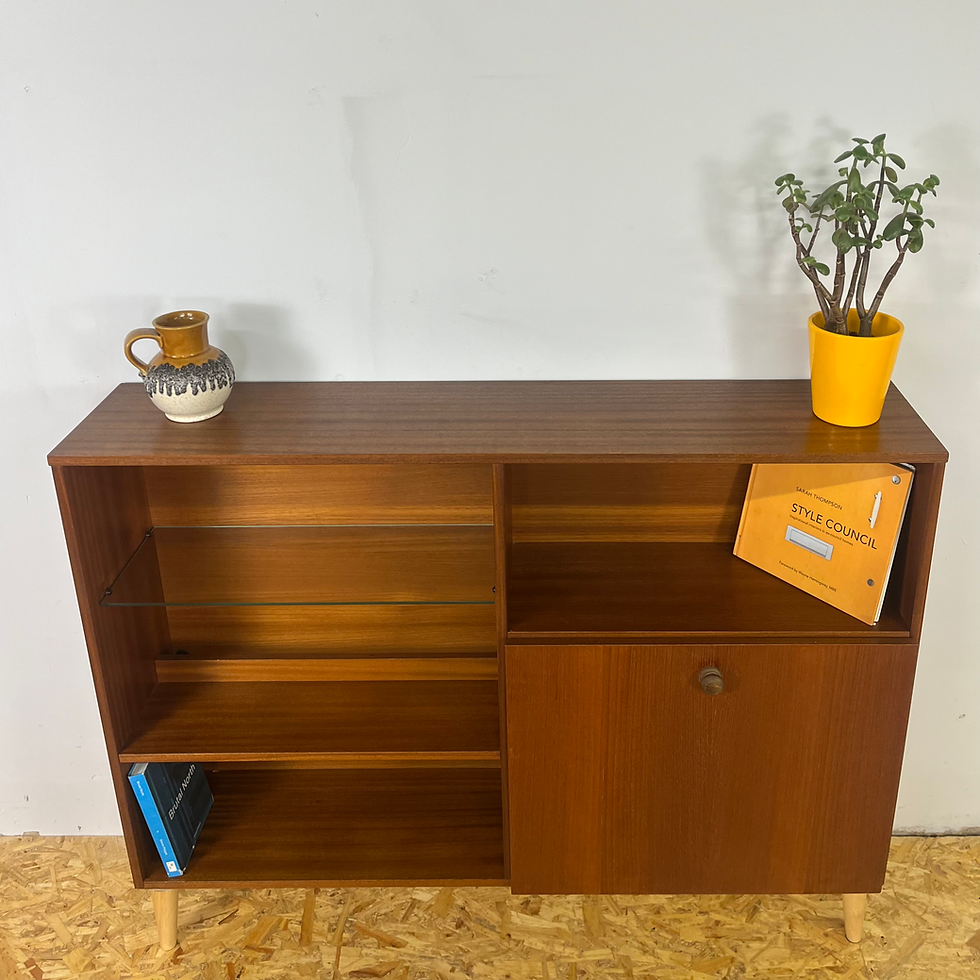 Thumbnail: Mid century teak cocktail cabinet by Mcintosh