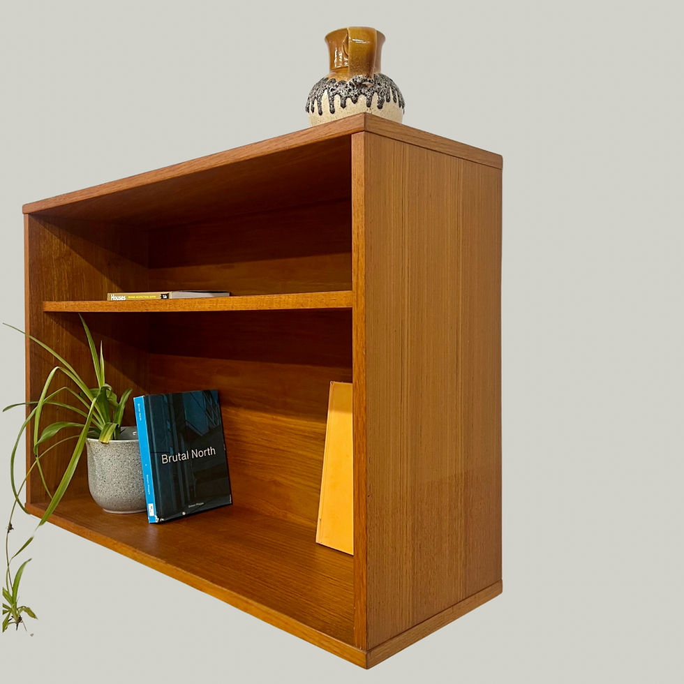 Thumbnail: Mid century teak Tapley 33 floating cabinet