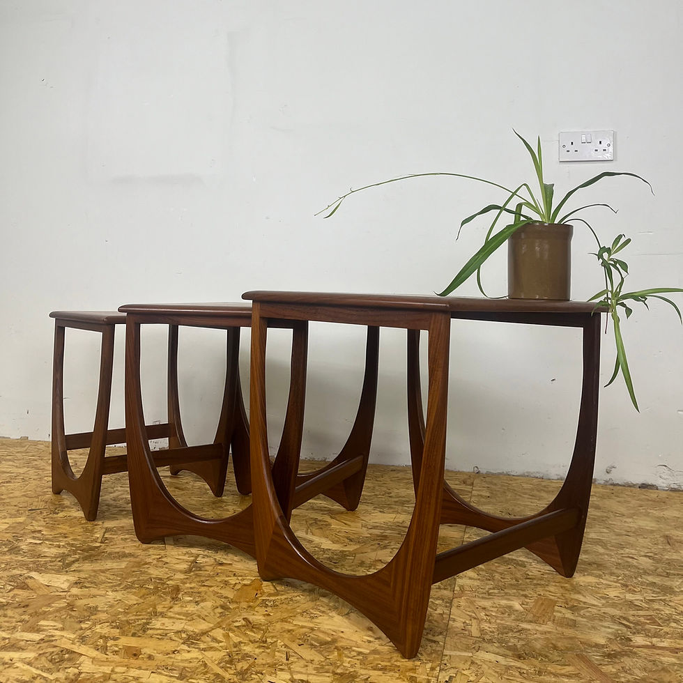 Thumbnail: Mid century G Plan Astro nest of 3 tables