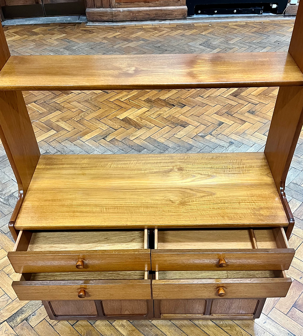 Thumbnail: Mid century Nathan teak room divider / wall unit