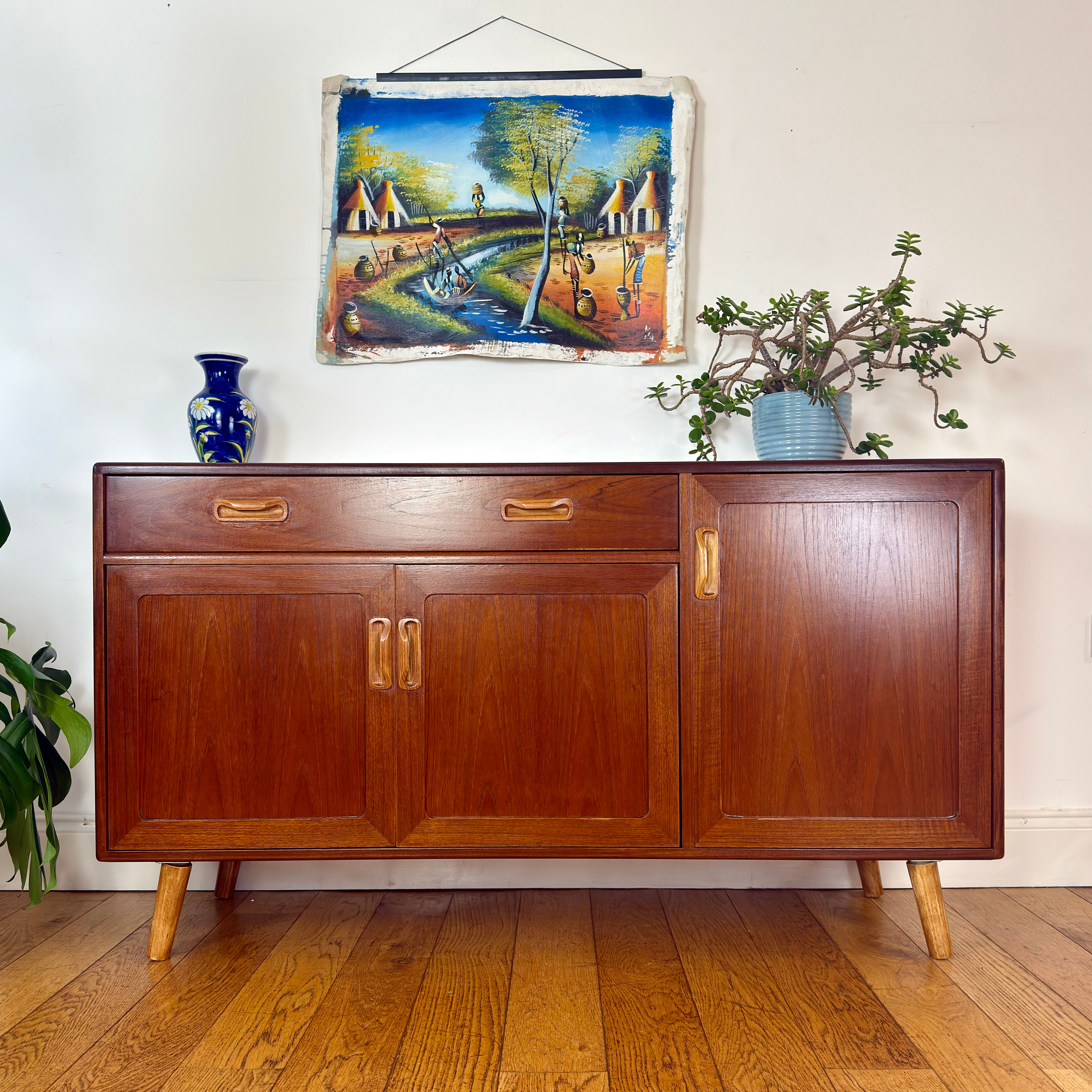 Mid century teak G Plan Fresco compact sideboard