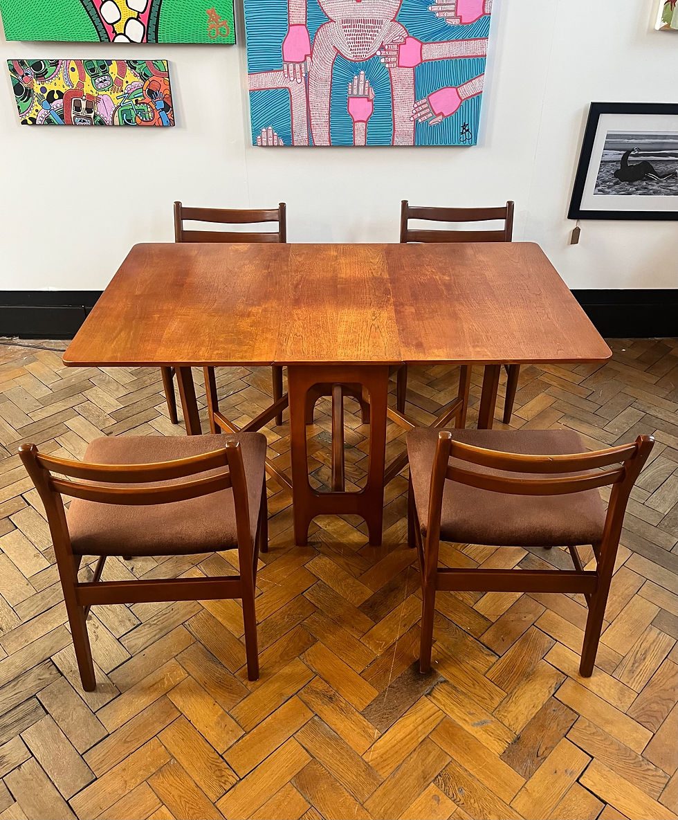 Thumbnail: Mid century G Plan drop leaf dining table