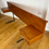 Thumbnail: Mid century teak headboard with bedside tables by Austinsuite 