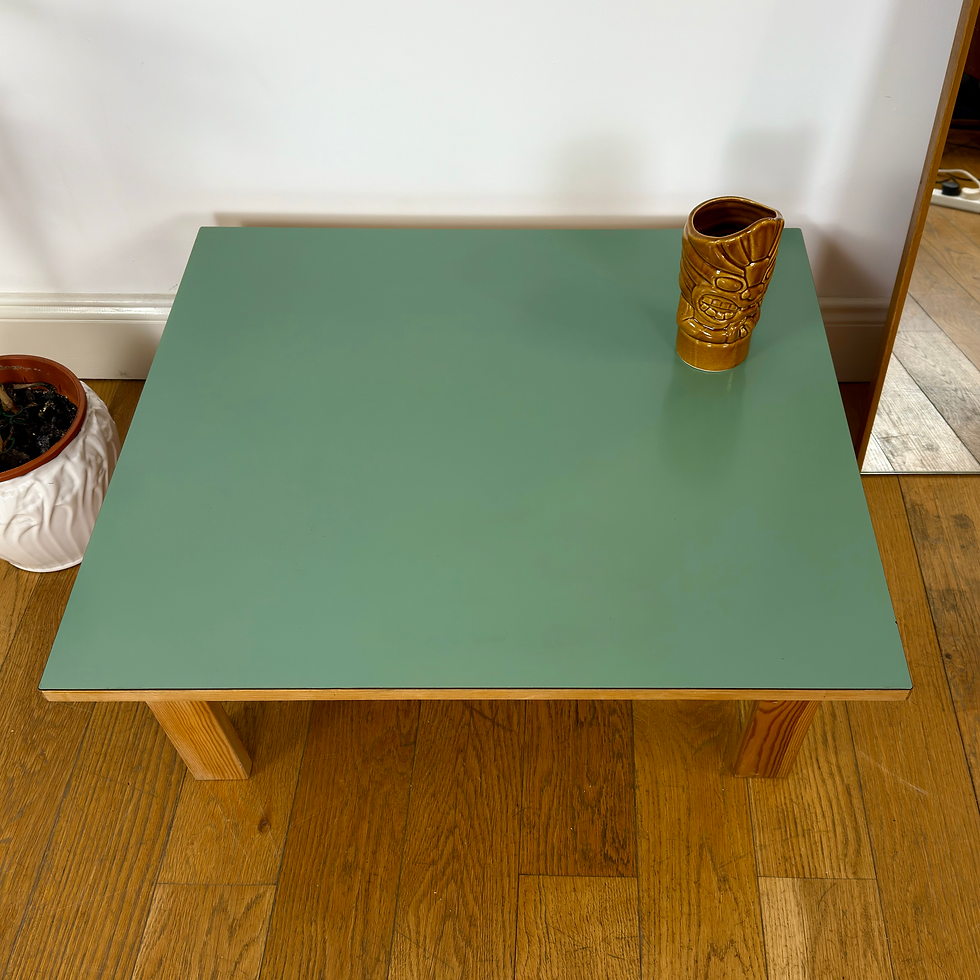 Thumbnail: Vintage pine and formica coffee table