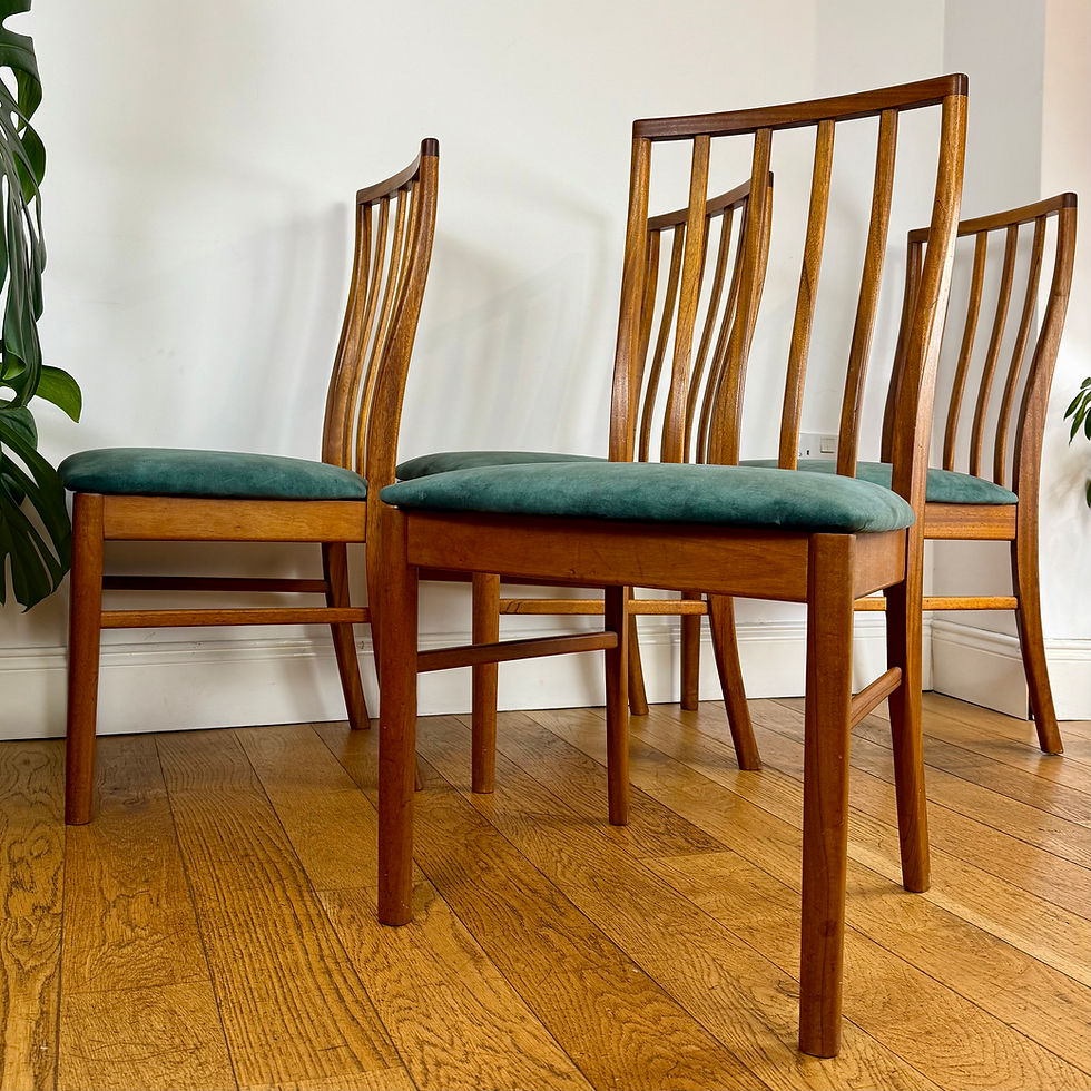 Thumbnail: Set of 4 teak dining chairs by Mcintosh