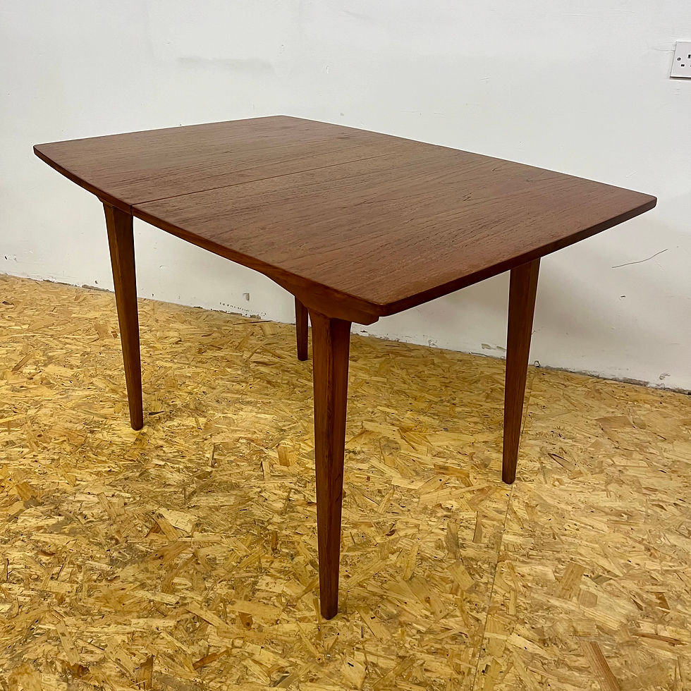 Thumbnail: Mid century teak extending dining table by Beautility