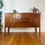 Thumbnail: Vintage oak arts and crafts sideboard