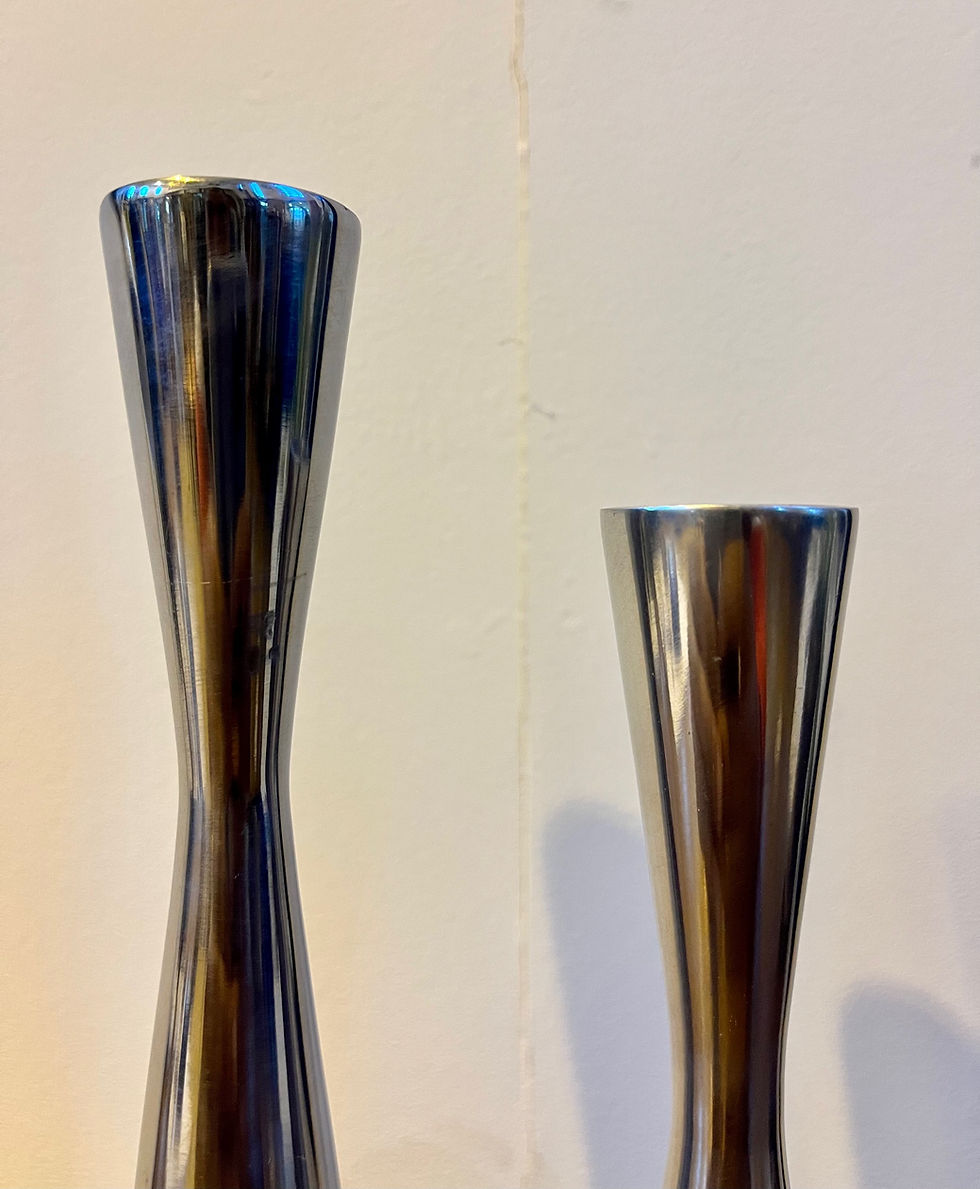 Thumbnail: Pair of vintage IKEA GÖTA candlesticks