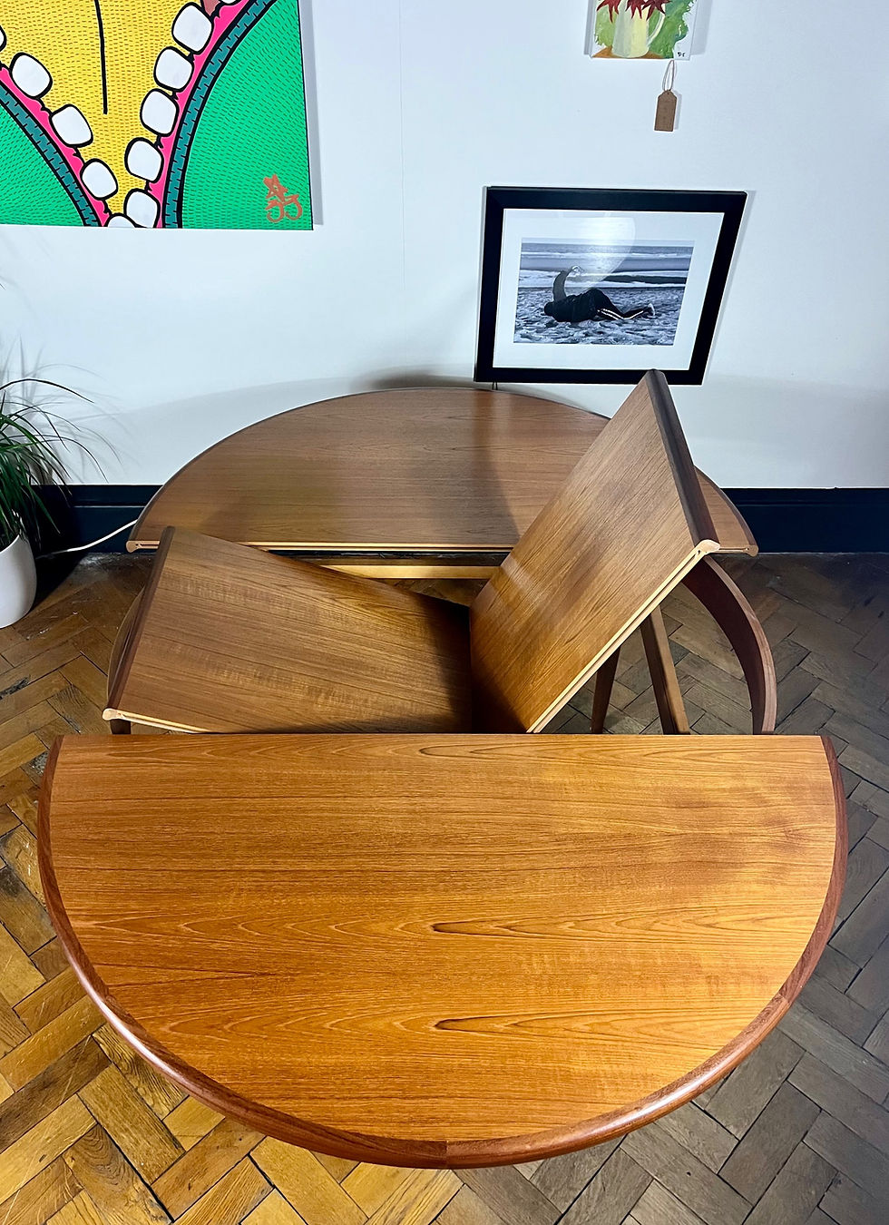 Thumbnail: Mid century G Plan Fresco extending dining table
