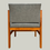 Thumbnail: Mid century teak framed chair